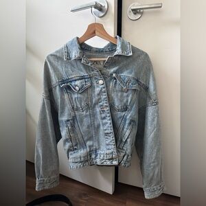 Zara Light Blue Jean Jacket